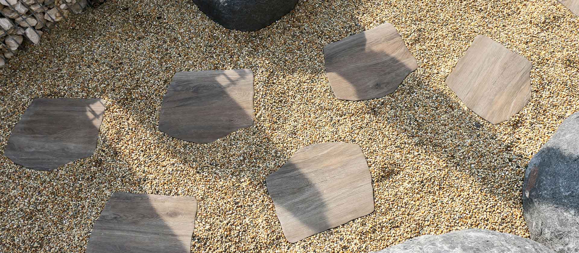 Passo Giapponese Holz Marrone pietra sinterizzata Stone Gres
